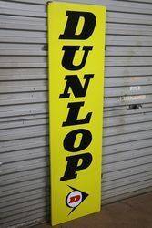 Dunlop D Enamel Advertising Sign  