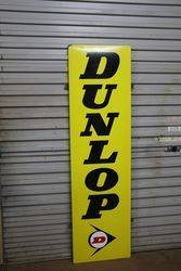 Dunlop D Enamel Advertising Sign  