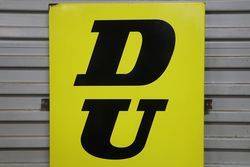 Dunlop D Enamel Advertising Sign  