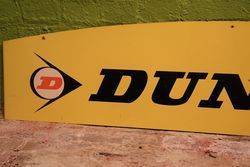 Dunlop Enamel Advertising Sign  