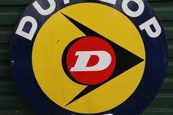 Dunlop SP Double Side Enamel Advertising Sign 