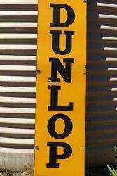 Dunlop Tyres Enamel Advertising Sign