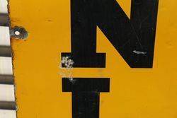 Dunlop Tyres Enamel Advertising Sign