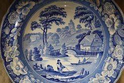 Early 19th Century English Blue and White Plate C1830 