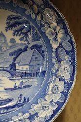 Early 19th Century English Blue and White Plate C1830 