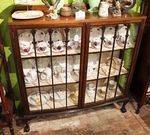 Early 20th Century 2 Door Display Cabinet English C1920