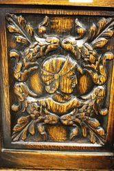 Early 20th Century 6 Door 2 Drawer Carved Court Cupboard