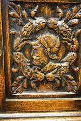 Early 20th Century 6 Door 2 Drawer Carved Court Cupboard