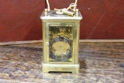 Early 20th Century Brass Carrige Clock