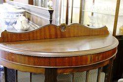 Early 20th Century Half Round Mahogany display Cabinet