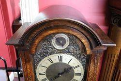 Early 20th Century Oak Long Case Clock With a Multi Chim 8 Days 14 hour Movement 