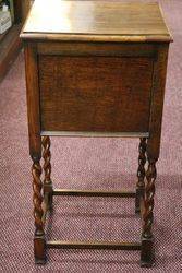 Early 20th Century Oak Sewing Box 