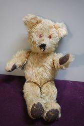 Early 20th Century Plush Bear With Jointed Body  