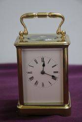 Early 20th Century french Carriage Clock With Bell Strike  