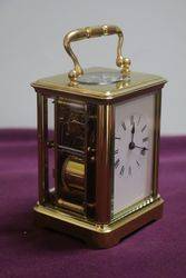 Early 20th Century french Carriage Clock With Bell Strike  