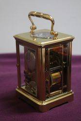 Early 20th Century french Carriage Clock With Bell Strike  