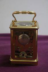 Early 20th Century french Carriage Clock With Bell Strike  