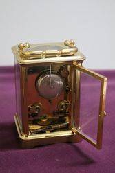 Early 20th Century french Carriage Clock With Bell Strike  