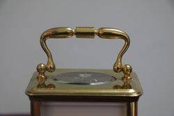 Early 20th Century french Carriage Clock With Bell Strike  