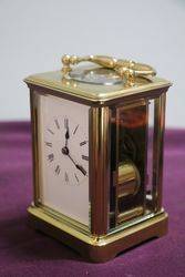 Early 20th Century french Carriage Clock With Bell Strike  