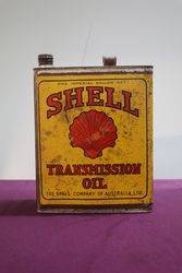 Early Australian Shell One Gallon Transmission Oil Tin