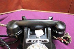 Early Bakelite Telephone 