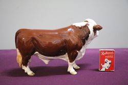 Early Beswick Hereford Bull 