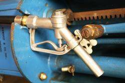 Early Bowser Red Sentury Manual Petrol Pump