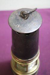 Early Brass + Metal Miners Lamp 