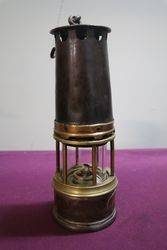 Early Brass + Metal Miners Lamp 