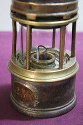 Early Brass + Metal Miners Lamp 