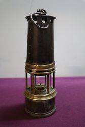 Early Brass + Metal Miners Lamp 