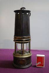 Early Brass + Metal Miners Lamp 