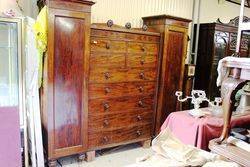 Early C19th Mahogany Wardrobe 