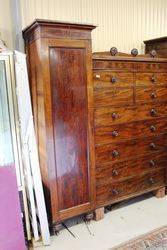 Early C19th Mahogany Wardrobe 