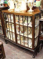 Early C20th 2 Door Display Cabinet English C1920