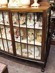 Early C20th 2 Door Display Cabinet English C1920