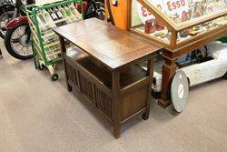 Early C20th English Oak Monks Bench