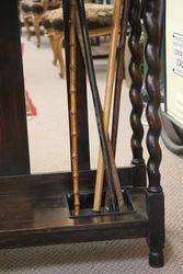 Early C20th English Oak Stick Stand C1920