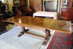 Early C20th French Drawer Leaf Dinning Table