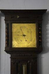 Early C20th Oak Barley Twist Barometer C1920 