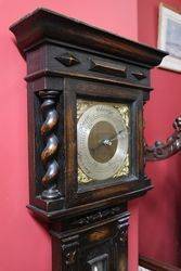 Early C20th Oak Barley Twist Barometer C1920 