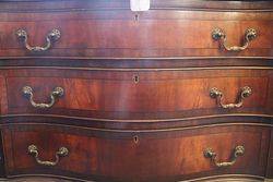 Early C20th Serpentine Mahogany Chest of Drawers