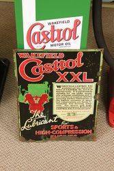 Early Castrol Wakefield XXL Tin Advertising Sign