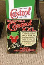 Early Castrol Wakefield XXL Tin Advertising Sign