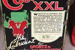 Early Castrol Wakefield XXL Tin Advertising Sign