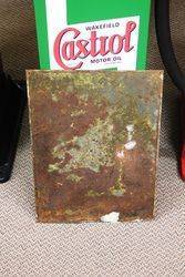 Early Castrol Wakefield XXL Tin Advertising Sign