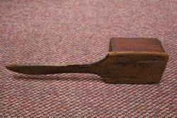 Early Church Money Collection Paddle 