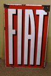 Early Fiat Cars Advertising Enamel Sign