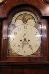 Early Flame Mahogany Long Case Clock